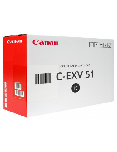 0481C002 Canon CEXV-51 BK Toner Noir pour iR-ADVANCE C5535/C5535i/C5540i/C5550i/C5560i 