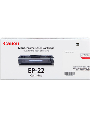 1550A003 - Toner original Canon EP-22 noir 2500 pages 