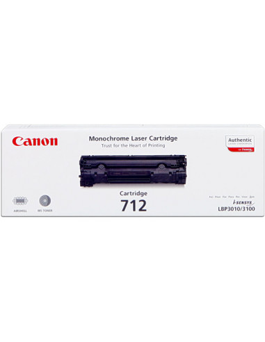 1870B002 - Toner original Canon 712 noir 1500 pages 