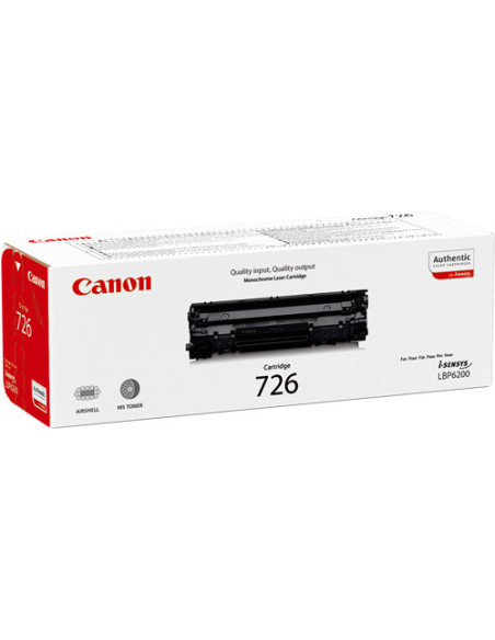 3483B002 - Toner original Canon 726 noir 2100 pages 