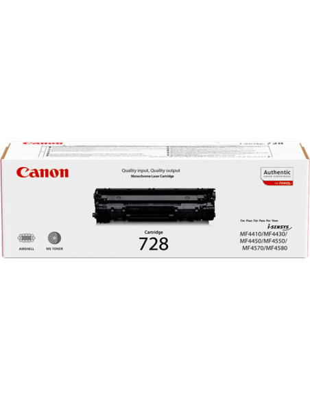 3500B002 - Toner original Canon 728 noir 2100 pages 
