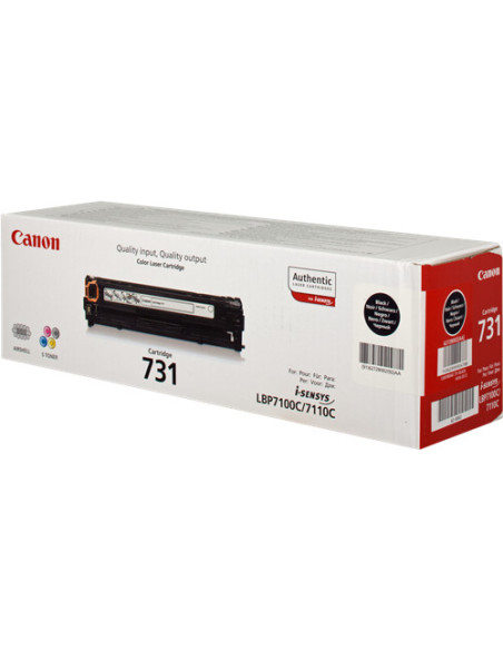 6272B002 - Toner original Canon 731 BK Noir 1500 pages 