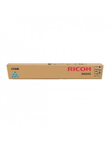 842033 - Toner Cyan Original pour Ricoh Aficio MP C2000, C2500, C3000 