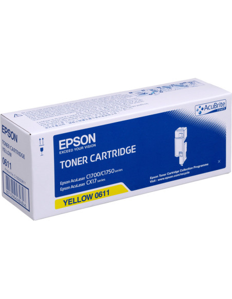 C13S050611 - Toner original Epson C13S050611 Jaune 1 400 pages 