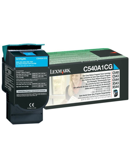 C540A1CG - Toner Cyan original Lexmark - 1000 pages 