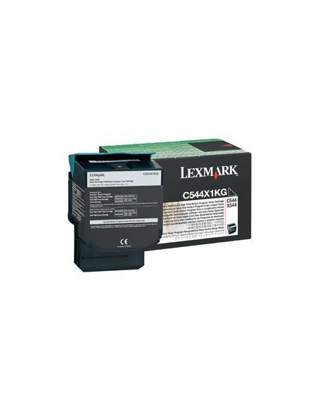 C544X1KG - Toner Noir original Lexmark - 6000 pages 