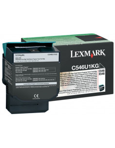 C546U1KG - Toner Noir original Lexmark - 8000 pages 