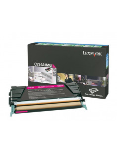 C734A1MG - Toner Magenta original Lexmark - 6000 pages 