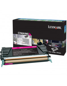 C746A3MG - Toner Magenta original Lexmark 7000 pages 