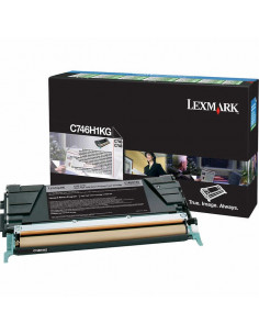 C746H1KG - Toner Noir original Lexmark 12000 pages 