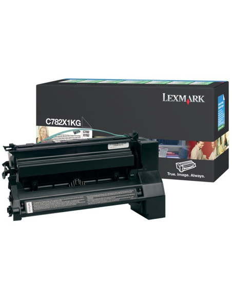 C782X1KG - Toner Noir original Lexmark - 15000 pages 