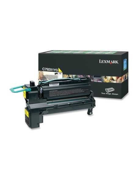 C792X1YG - Toner Jaune original Lexmark - 20000 pages 