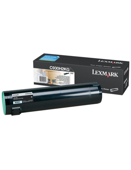 C930H2KG - Toner Noir original Lexmark - 38 000 pages 