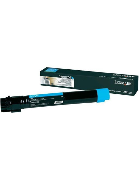 C950X2CG - Toner Cyan original Lexmark - 24000 pages 