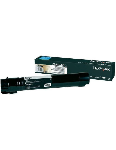 C950X2KG - Toner Noir original Lexmark - 38 000 pages 