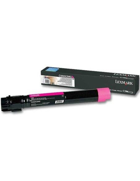 C950X2MG - Toner Magenta original Lexmark - 24000 pages 