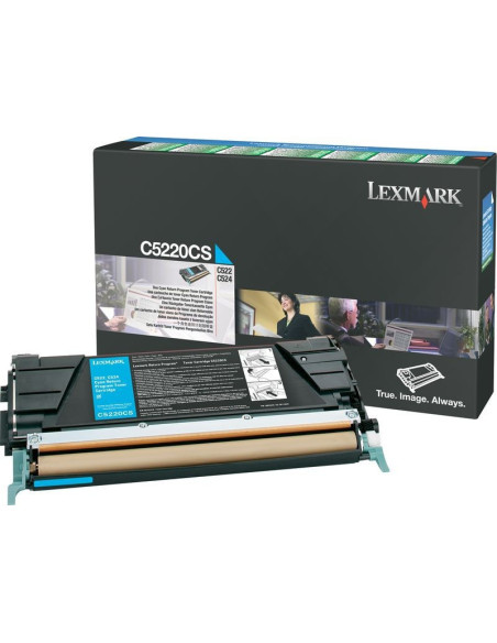 C5220CS - Toner Cyan original Lexmark - 3000 pages 