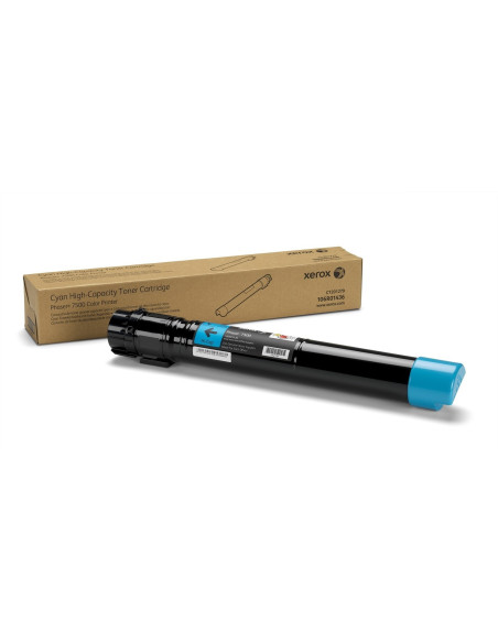 Cartouche de toner Cyan pour Xerox Phaser 7500 - 17800 pages 
