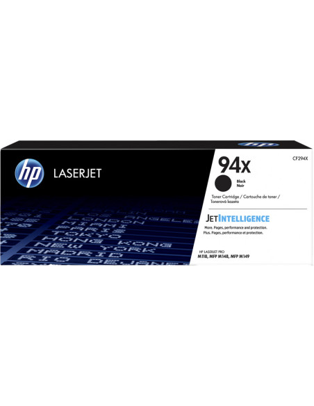 CF294X - Toner original HP 94X Noir 2 800 pages 