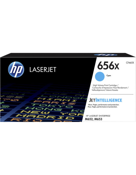 CF461X - Toner original HP 656X Cyan 22 000 pages 