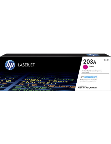 CF543A - Toner original HP 203A Magenta 1 300 pages 