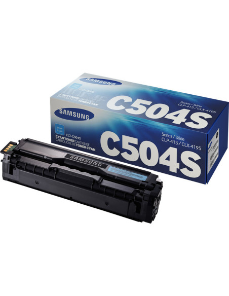 CLT-C504S - Toner original Samsung SU025A cyan 1 800 pages 