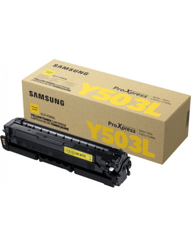 CLT-Y503L - Toner original Samsung SU491A jaune 5 000 pages 