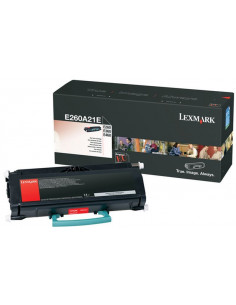 E260A11E - Toner Noir original Lexmark - 3500 pages 