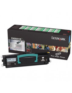 E450A11E - Toner Noir original Lexmark 6000 pages 