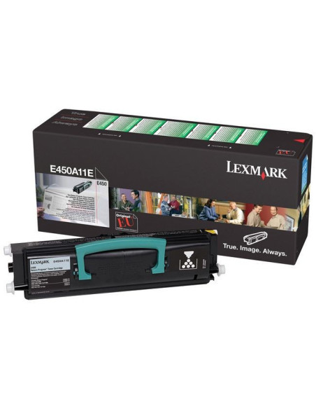 E450A11E - Toner Noir original Lexmark 6000 pages 