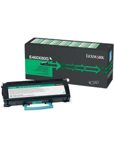 E460X80G - Toner Noir original Lexmark 15000 pages 