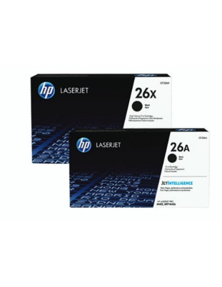 HP 26A  - CF226A  - Toner HP original Noir  - 3100 pages 