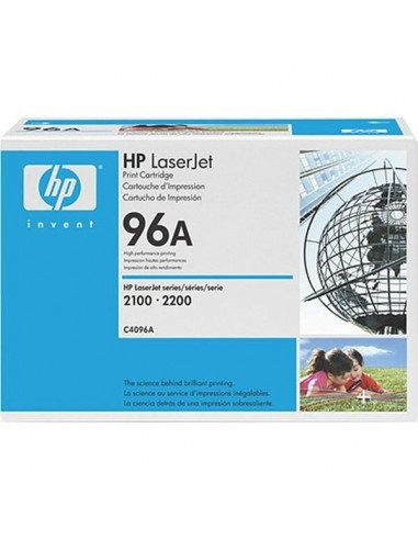 Hp 96a - C4096A -Toner HP - 1 x noir - 5000 pages 