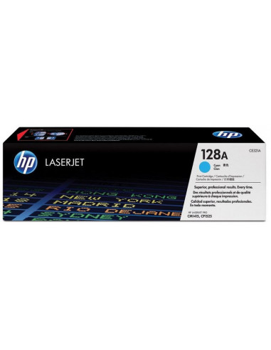 HP 128A - CE321A - Toner HP - 1 x cyan - 1300 pages 