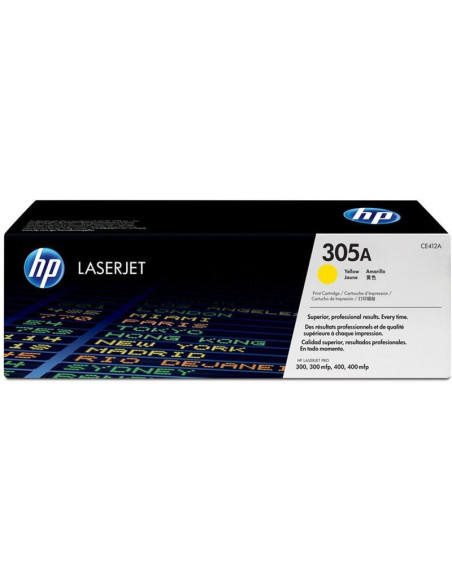 HP 305A - CE412A - Toner HP - 1 x jaune - 2600 pages 