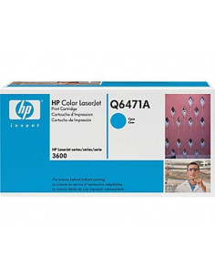 HP 502A - Q6471A - Toner HP - 1 x cyan - jaune - magenta - 4000 pages 