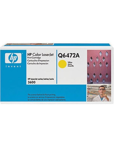 HP 502A - Q6472A - Toner HP - 1 x jaune - 4000 pages 