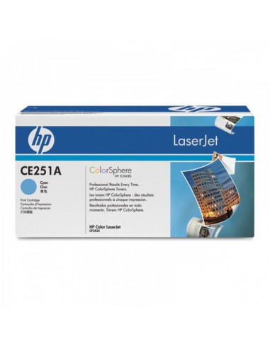 HP 504A - CE251A - Toner HP - 1 x cyan - 7000 pages 