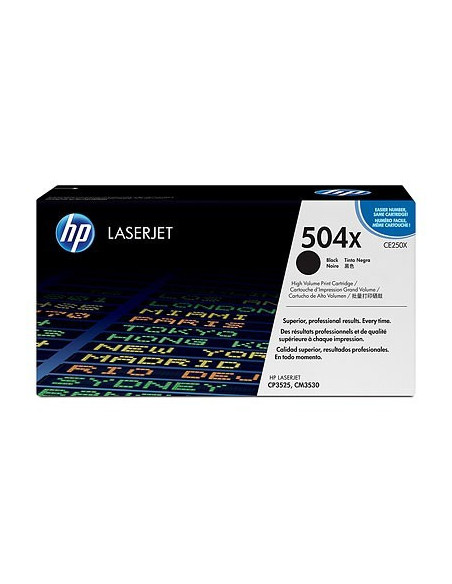 HP 504XD - CE250XD - Toner HP - 2 x noir - 10500 pages. 