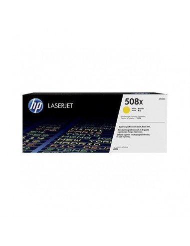 HP 508X  - CF362X  - Toner HP original jaune  - 9500 pages 