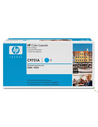 HP 645A - C9731A - Toner HP - 1 x cyan - 12000 pages pour HP CLJ 5550 