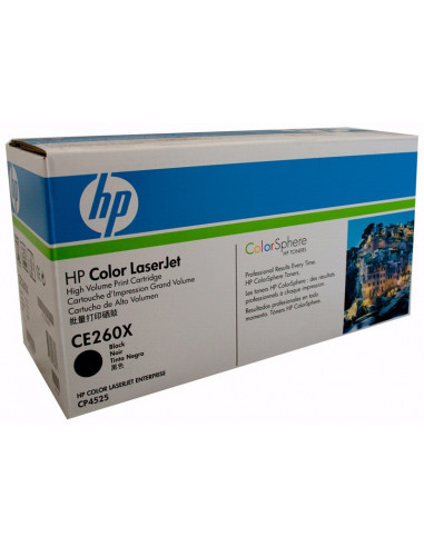 HP 649X - CE260X - Toner HP - 1 x noir - 17500 pages 