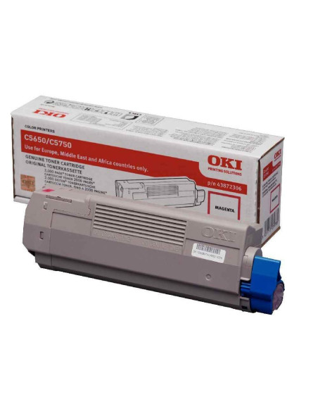 OKI Cartouche Toner C5650 Magenta 2 000 pages 
