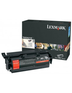 T650A21E ou T650A11E - Toner Noir original Lexmark - 7000 pages 