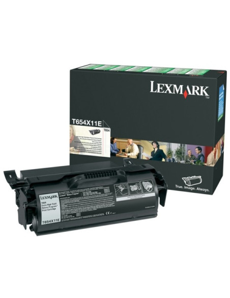 T654X11E - Toner Noir original Lexmark 36000 pages 