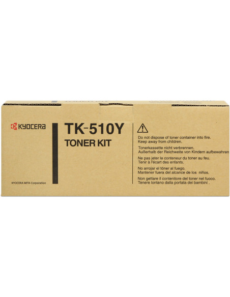 TK-510y - Toner original KYOCERA 1T02BX0EU5 jaune 8 000 pages 