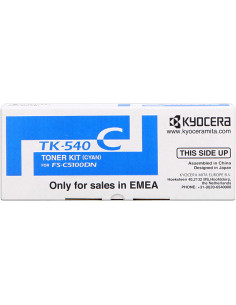 TK-540c - Toner original KYOCERA 1T02BX0EU201 cyan 4 000 pages 