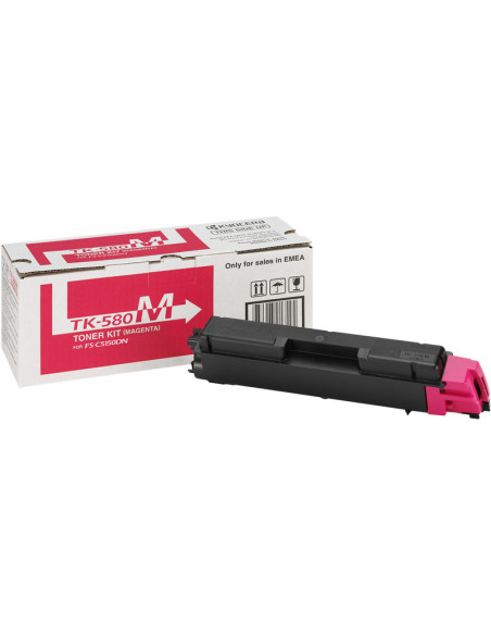 TK-580m - Toner original KYOCERA 1T02BX0EU94 magenta 2 800 pages 