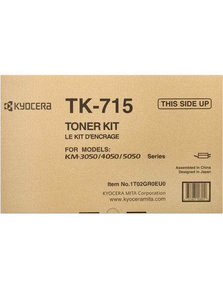 TK-715 - Toner original KYOCERA 1T02BX0EU180 noir 34 000 pages 
