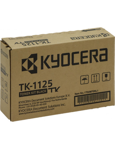 TK-1125 - Toner original KYOCERA 1T02BX0EU171 noir 2 100 pages 
